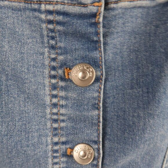DIVIDED BY H&M BLUE DENIM BUTTON DOWN DRESS WITH POCKETS SIZE 4 - Picture 6 of 9